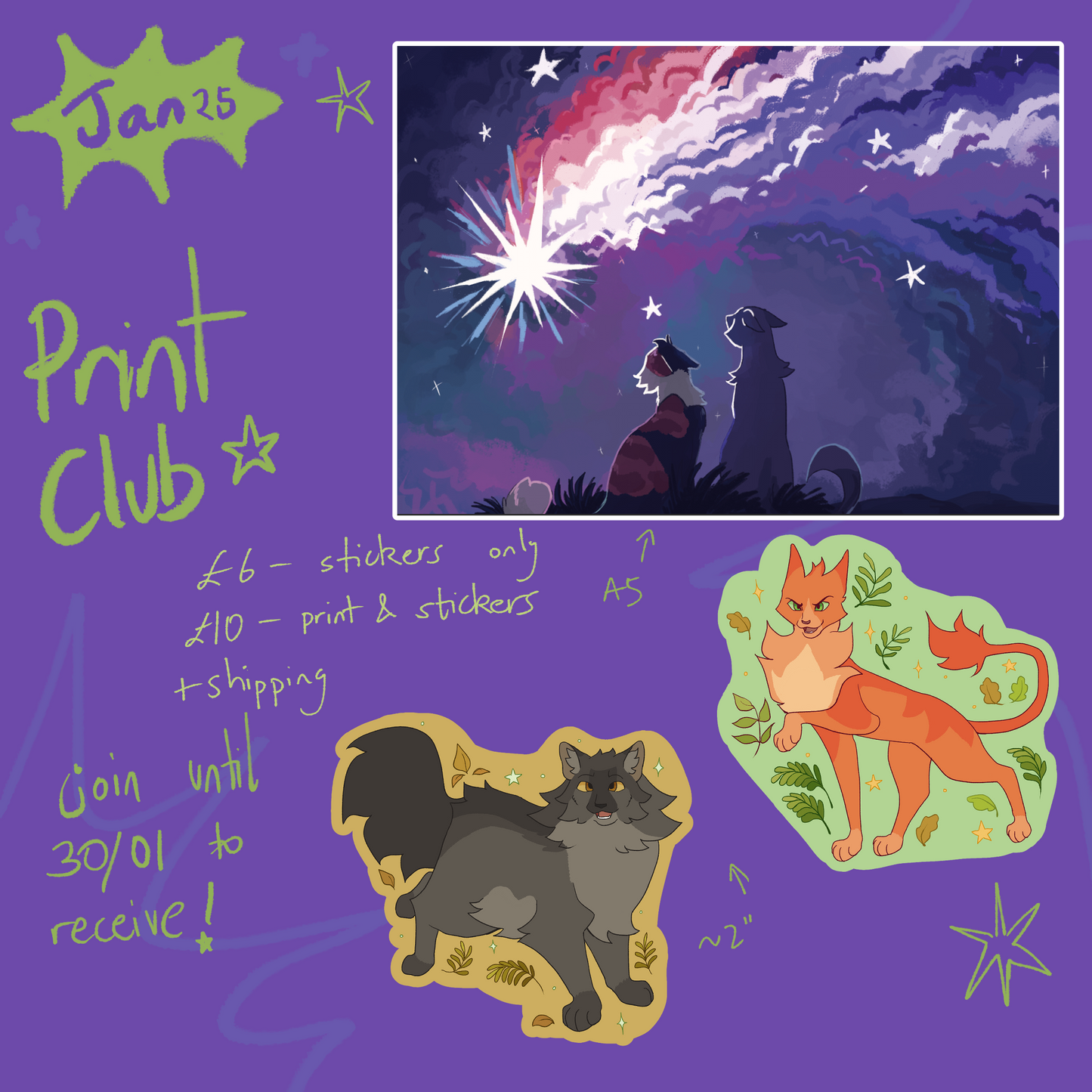 Harriertail Print and Stickers club!!!