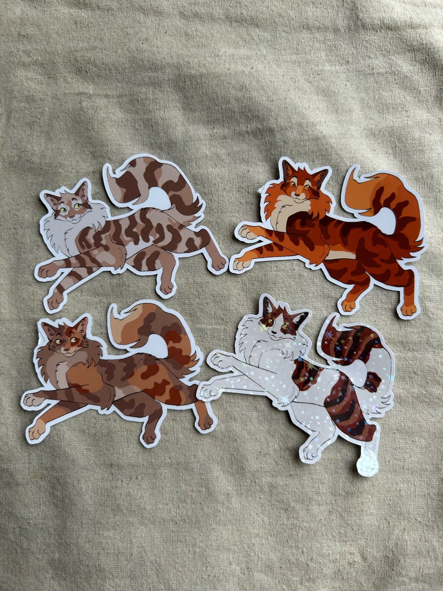 Warrior Kitties Mystery Stickers Series 3