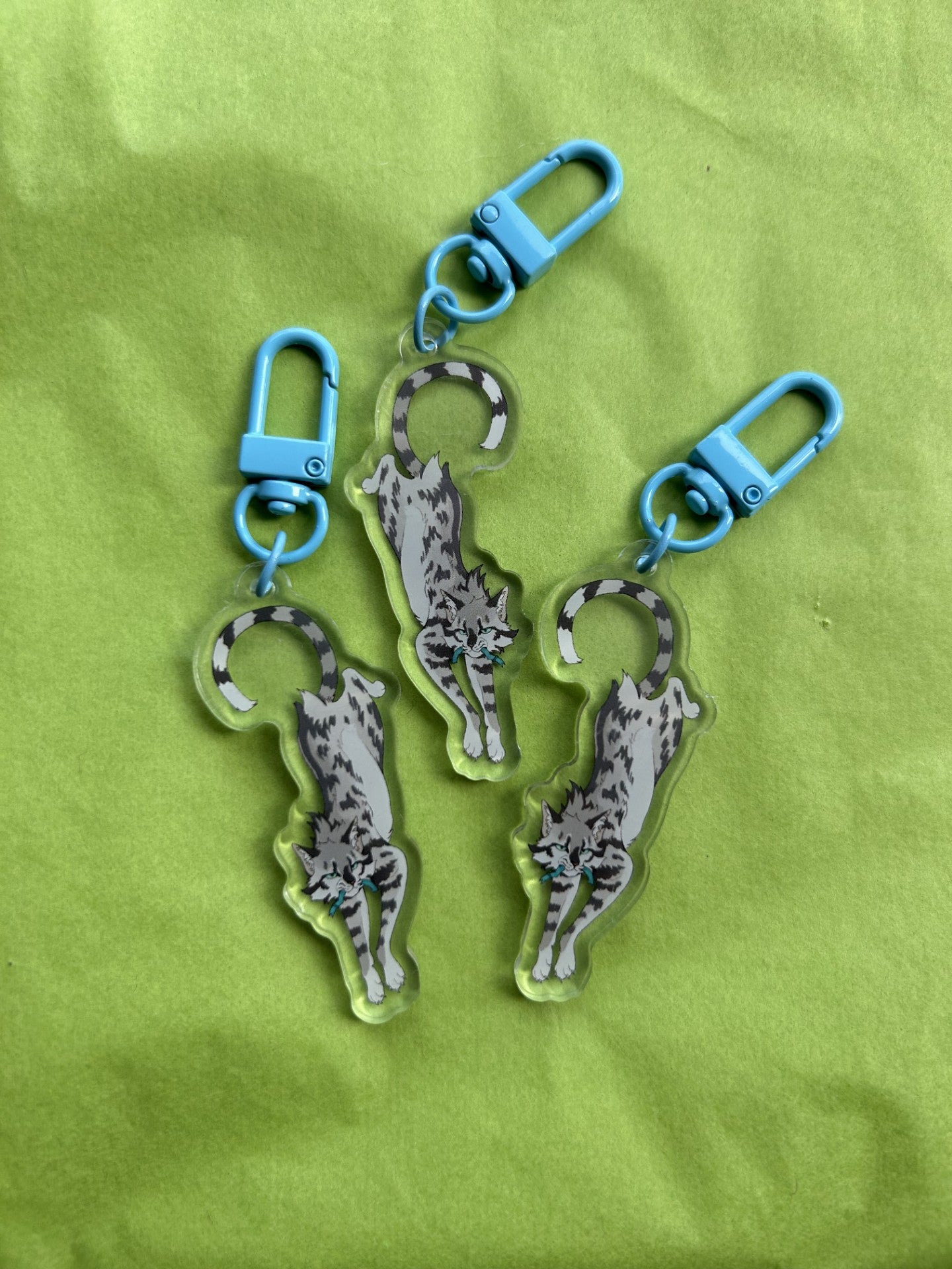 Tiny Dangle Longtail keychain