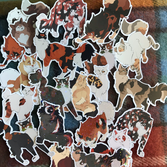 Warrior Cats Tortoiseshell Mystery Stickers