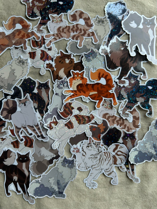 Warrior Kitties Mystery Stickers Series 3