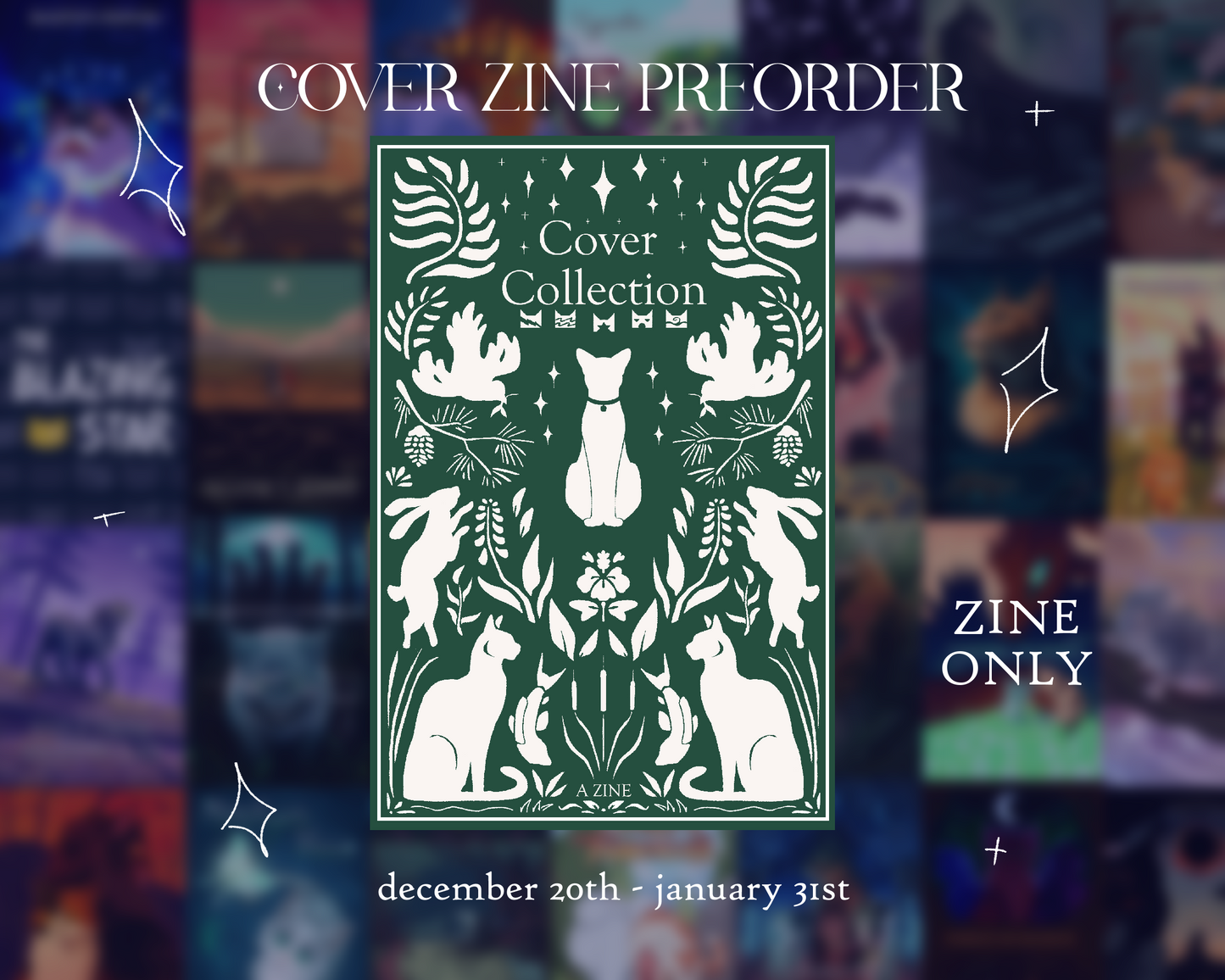 PREORDER WARRIOR CATS COVER ZINE - SOFTBACK ZINE ONLY